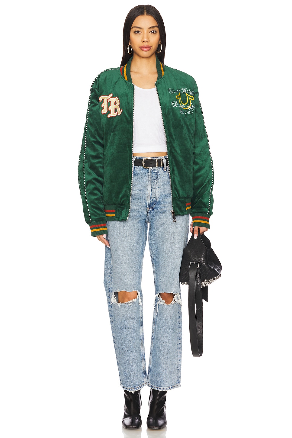 Western Velvet Bomber Jacket