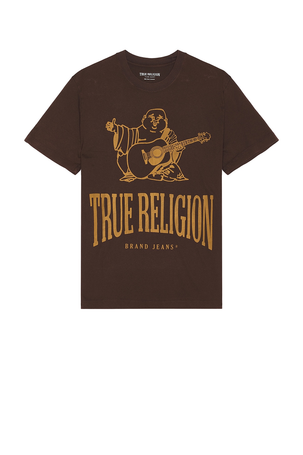 【True Religion】Crackle World Graphic T-Shirt True Religion Crackle Vintage Tee in Java | REVOLVE