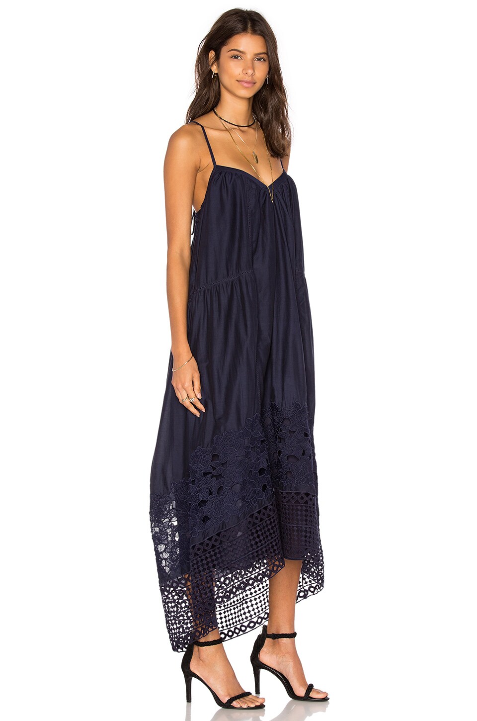 TRYB212 Tula Maxi Dress in Dune Ink Blue | REVOLVE