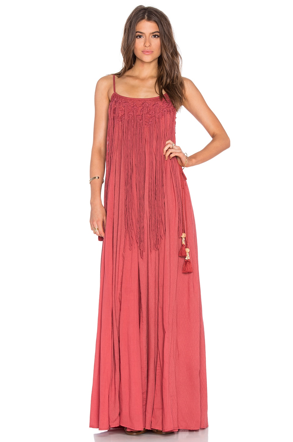 Tali Maxi Dress Terracotta main image 1