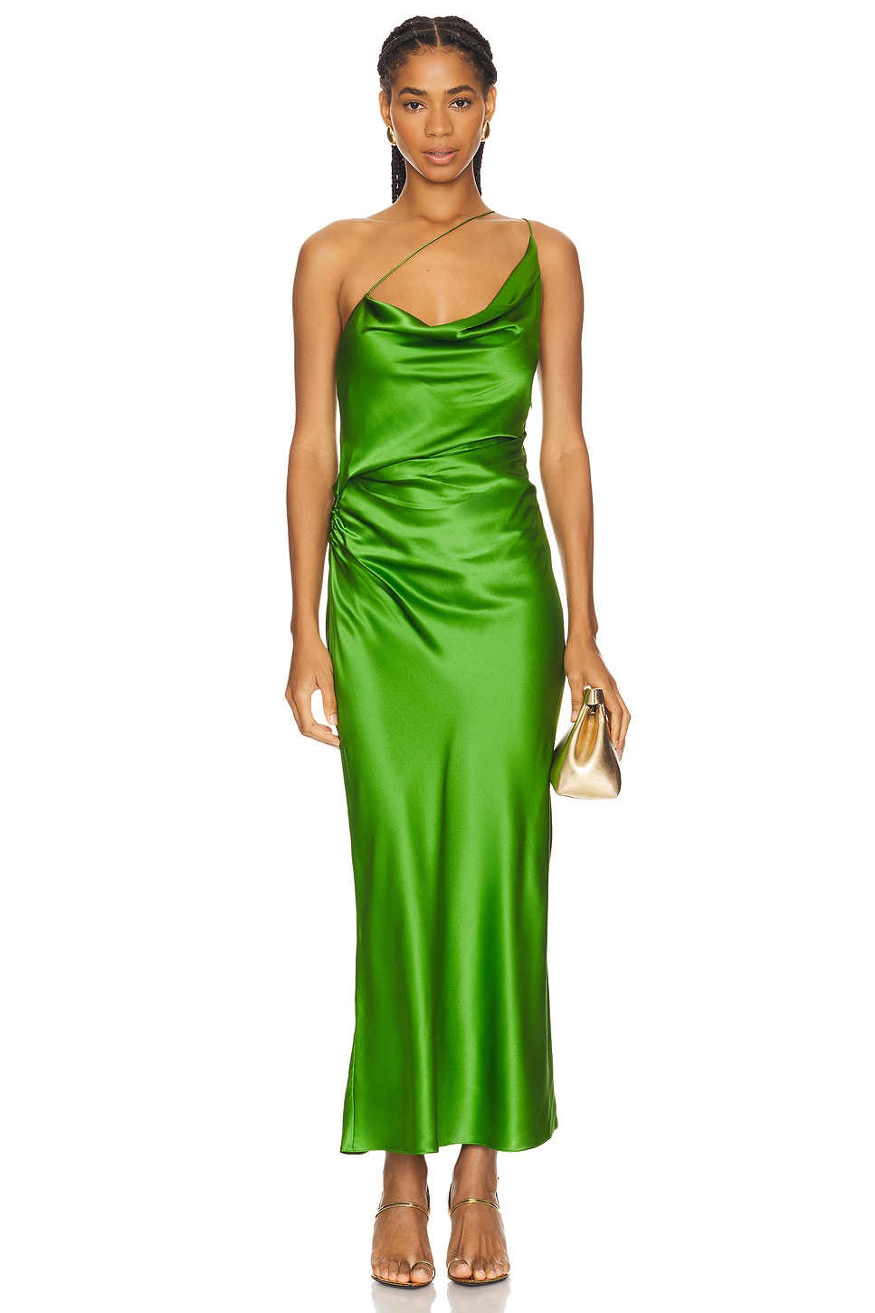 The Sei One Shoulder Cowl Dress