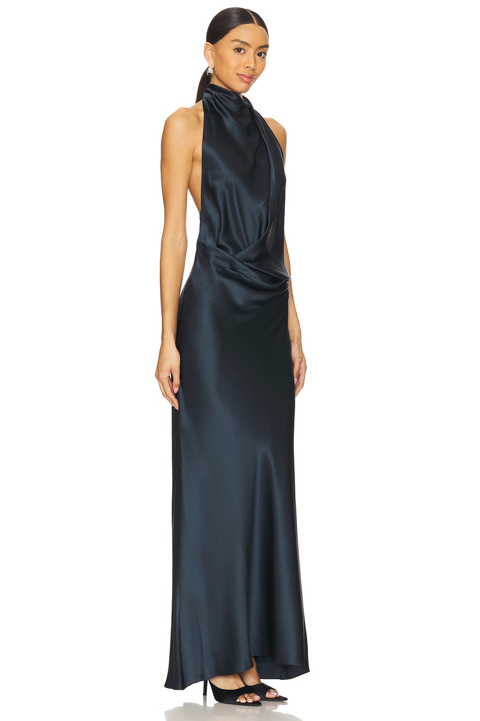 The Sei Halter Drape Bias Dress thumbnail