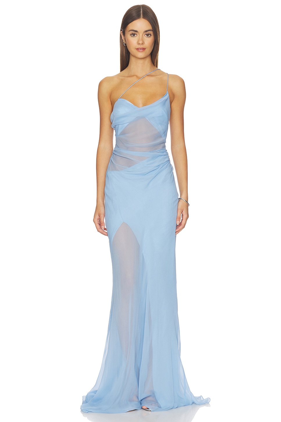 Strappy Diaphanous Gown - thumbnail 6