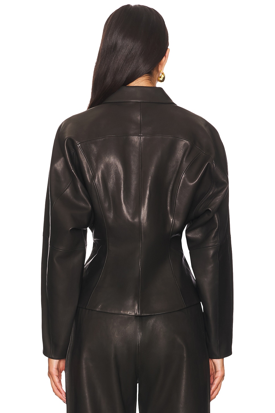 The Sei Fitted Leather Jacket