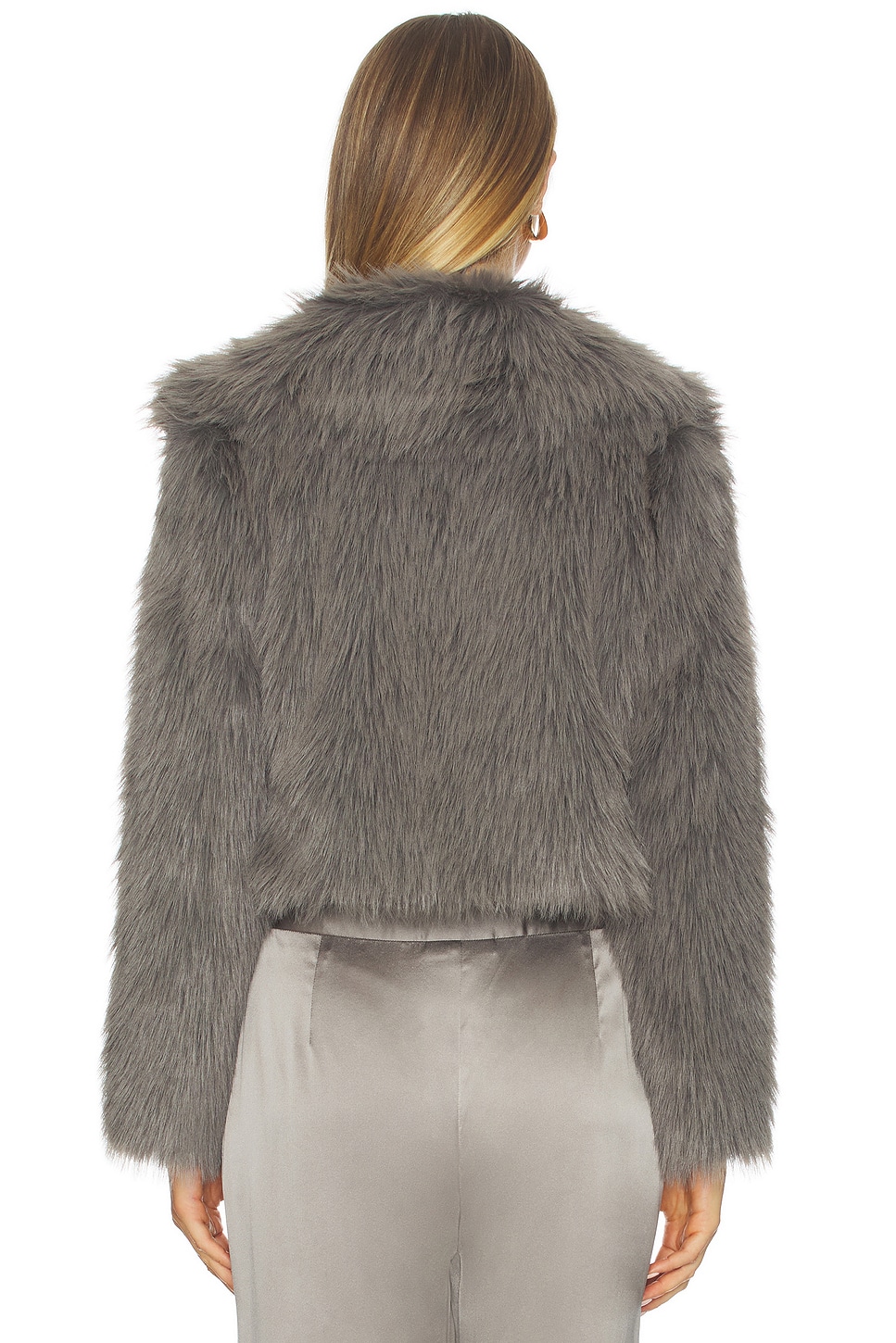 The Sei Faux Fur Bomber Jacket