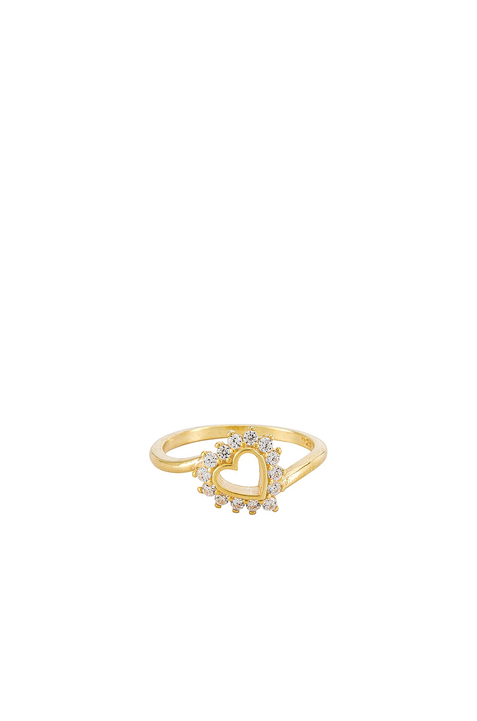 The M Jewelers NY Marie Heart Ring in Gold | REVOLVE