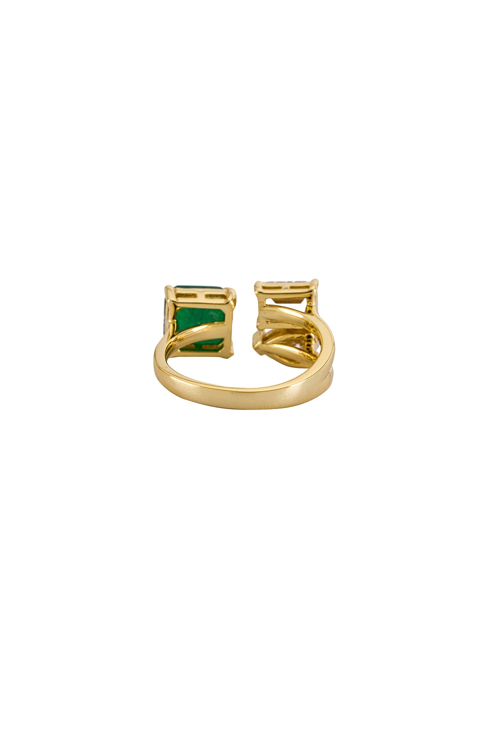 【THE M JEWELERS】THE AVERY EMERALD SPLIT STONEリング THE M JEWELERS】THE AVERY EMERALD SPLIT STONEリング