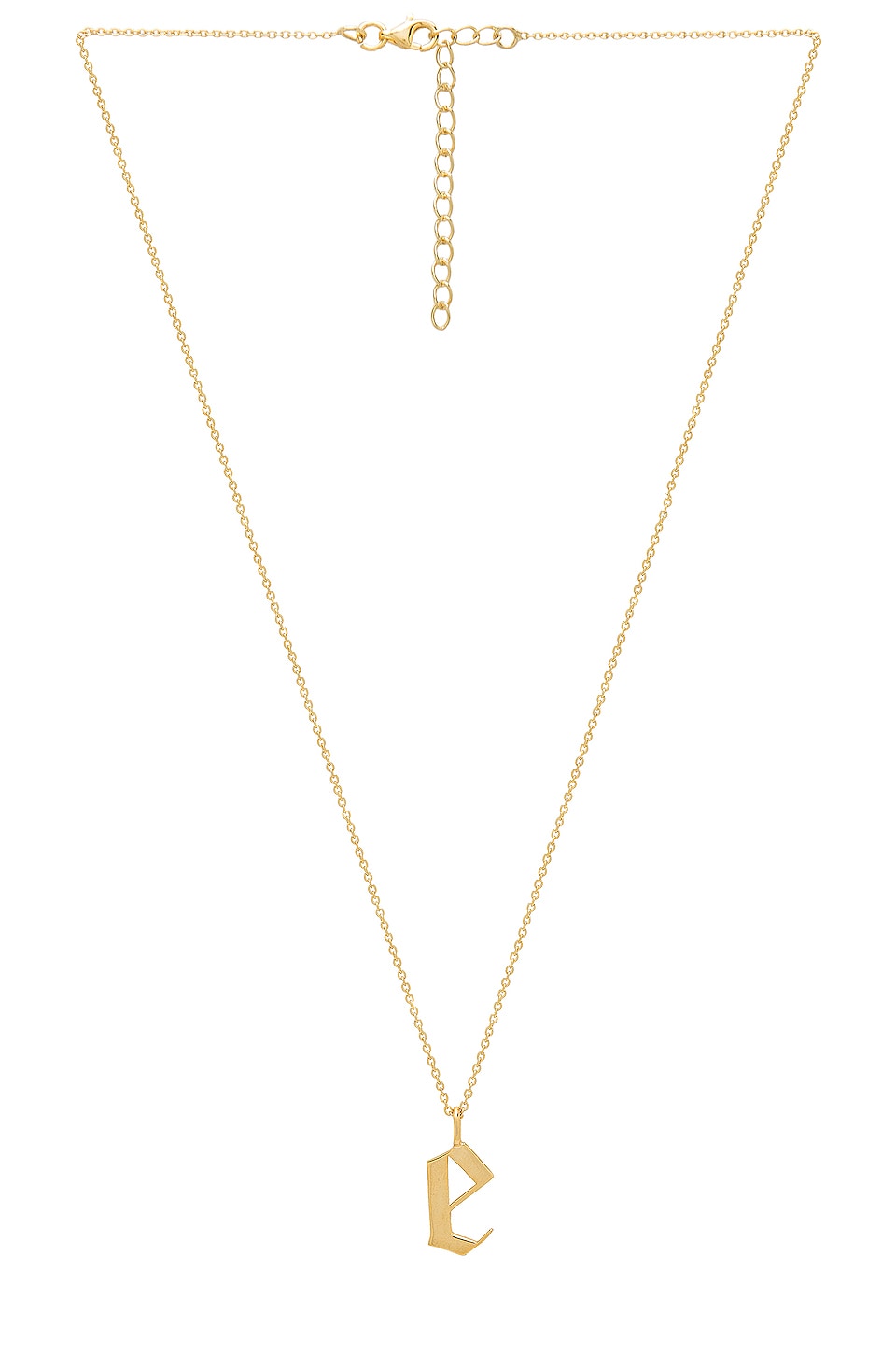 The M Jewelers NY The Old English E Pendant in Gold | REVOLVE