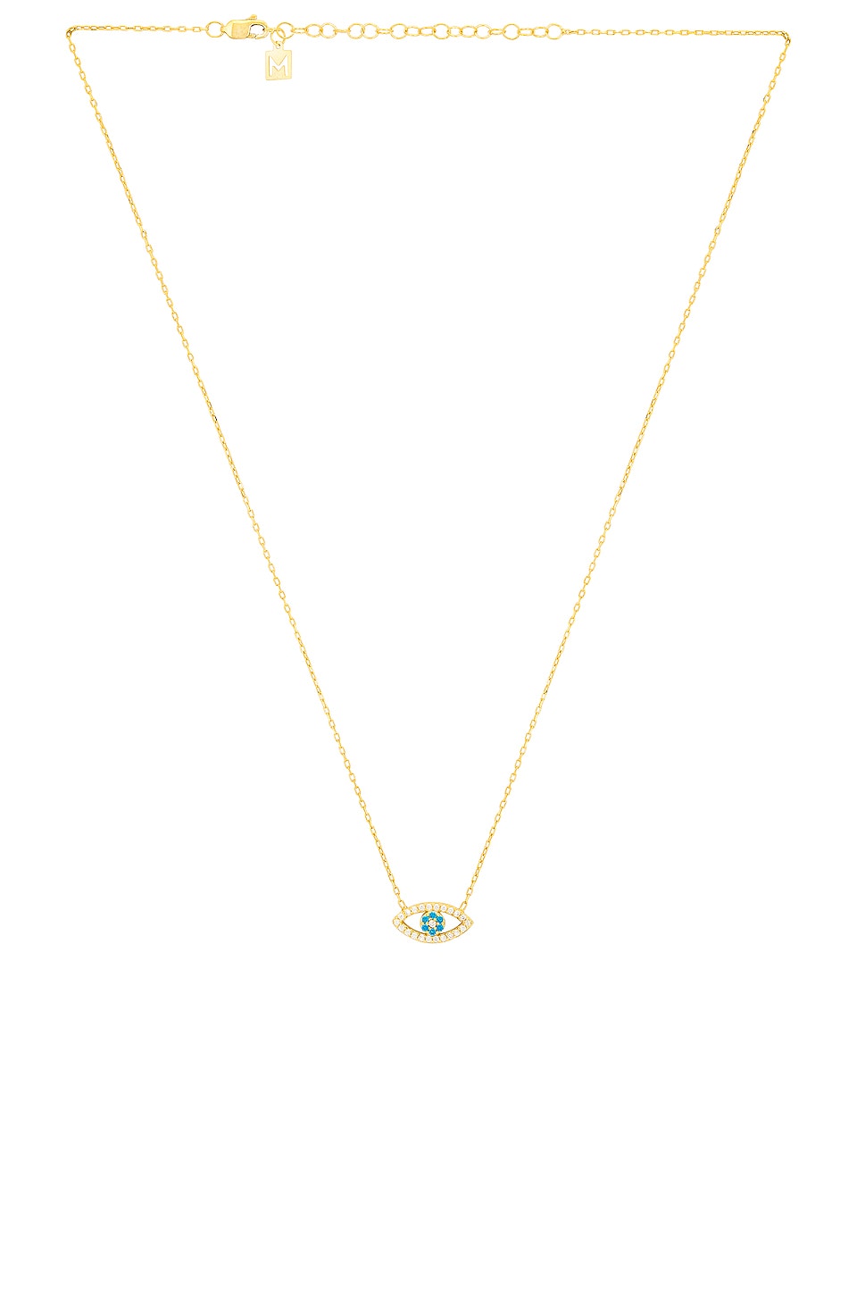 The M Jewelers NY The Evil Eye Necklace in Gold | REVOLVE