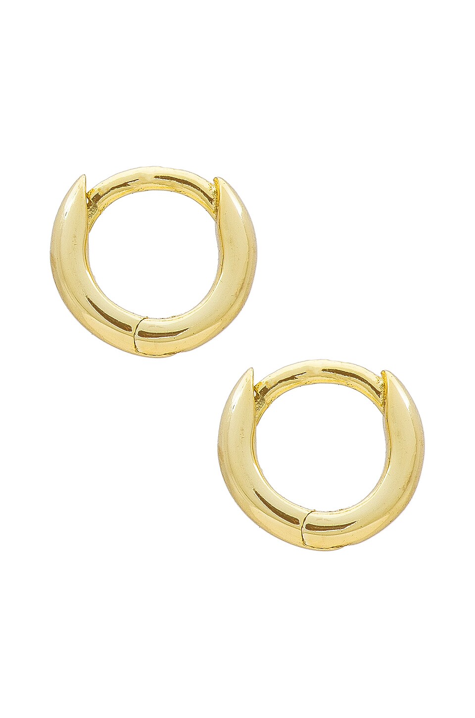 The M Jewelers NY Tiny Essential Round Huggies in Gold