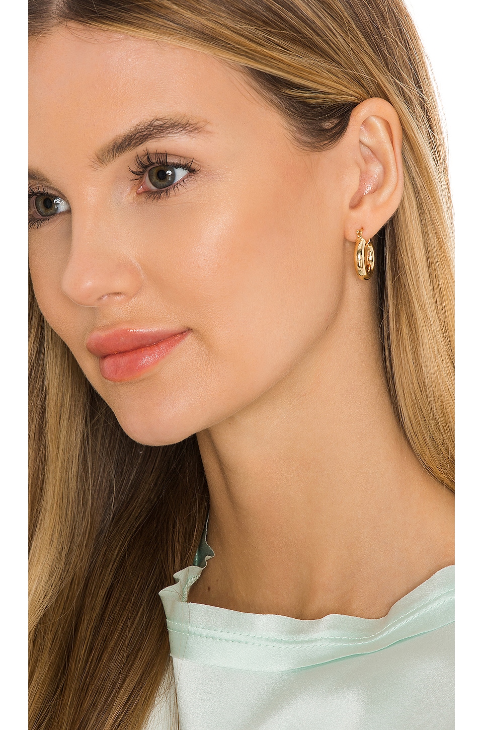 Shop The M Jewelers Ny Small Ravello Hoops In Gold