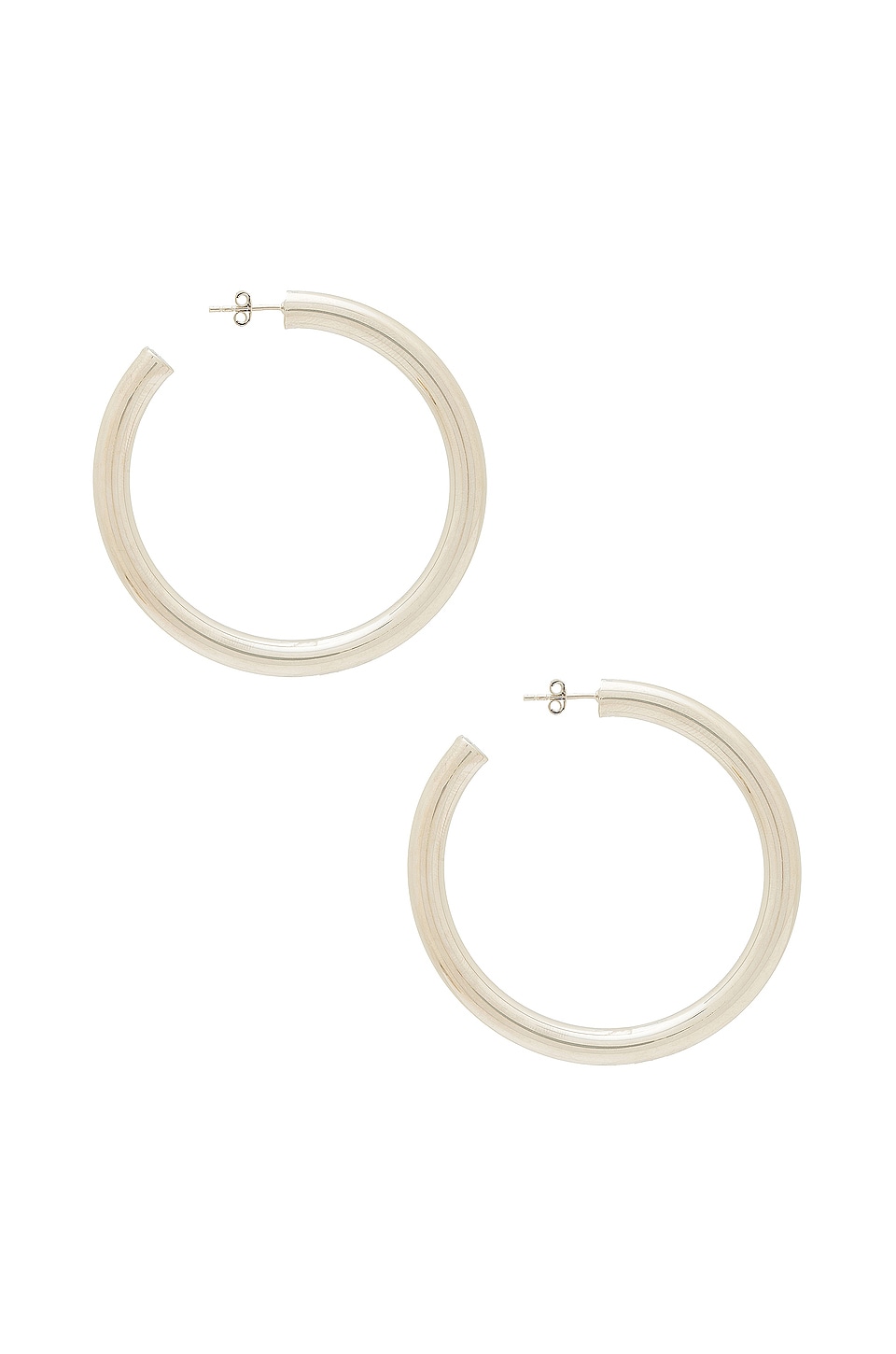 The M Jewelers NY The Thick Hoop Earrings in Silver