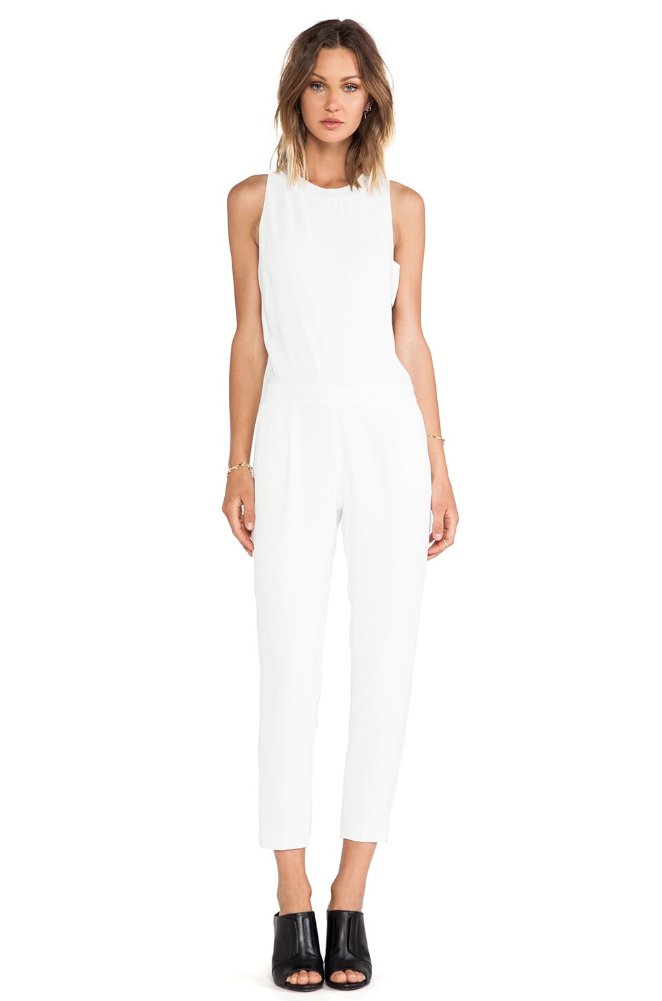 trina turk white jumpsuit