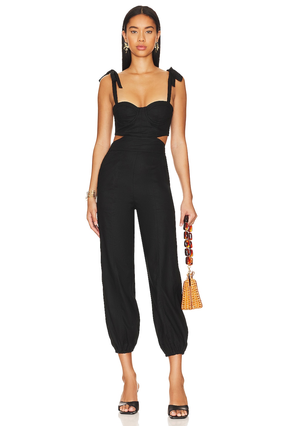 Tularosa Kylo Jumpsuit in Black REVOLVE