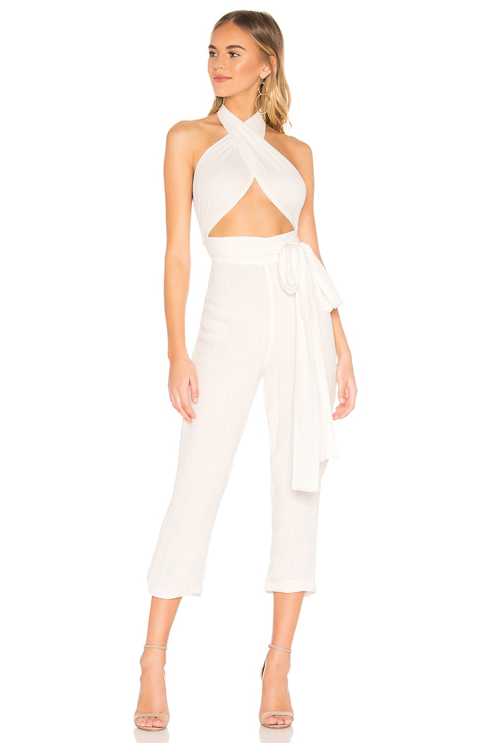 Tularosa Jamie Jumpsuit in Ivory REVOLVE