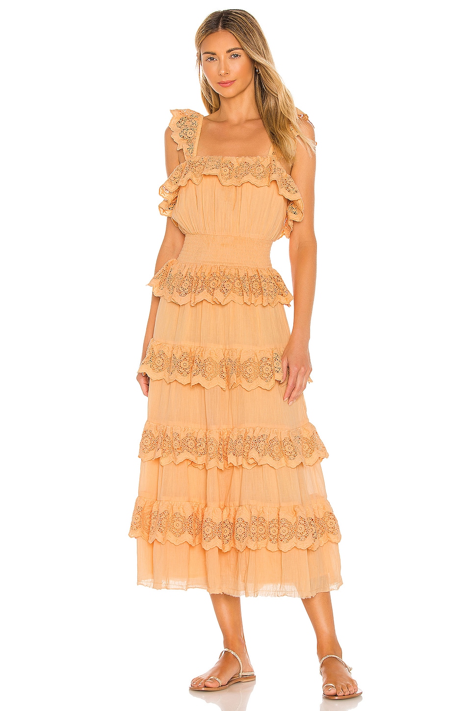 Tularosa Julian Dress in Cantaloupe Orange | REVOLVE