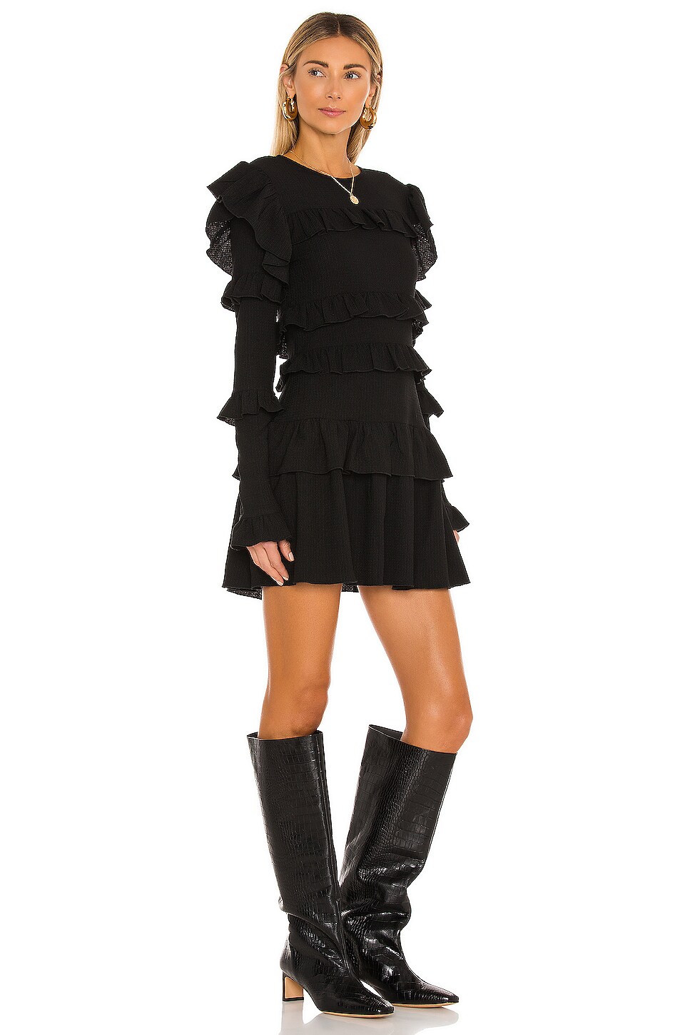 Tularosa Selma Dress in Black