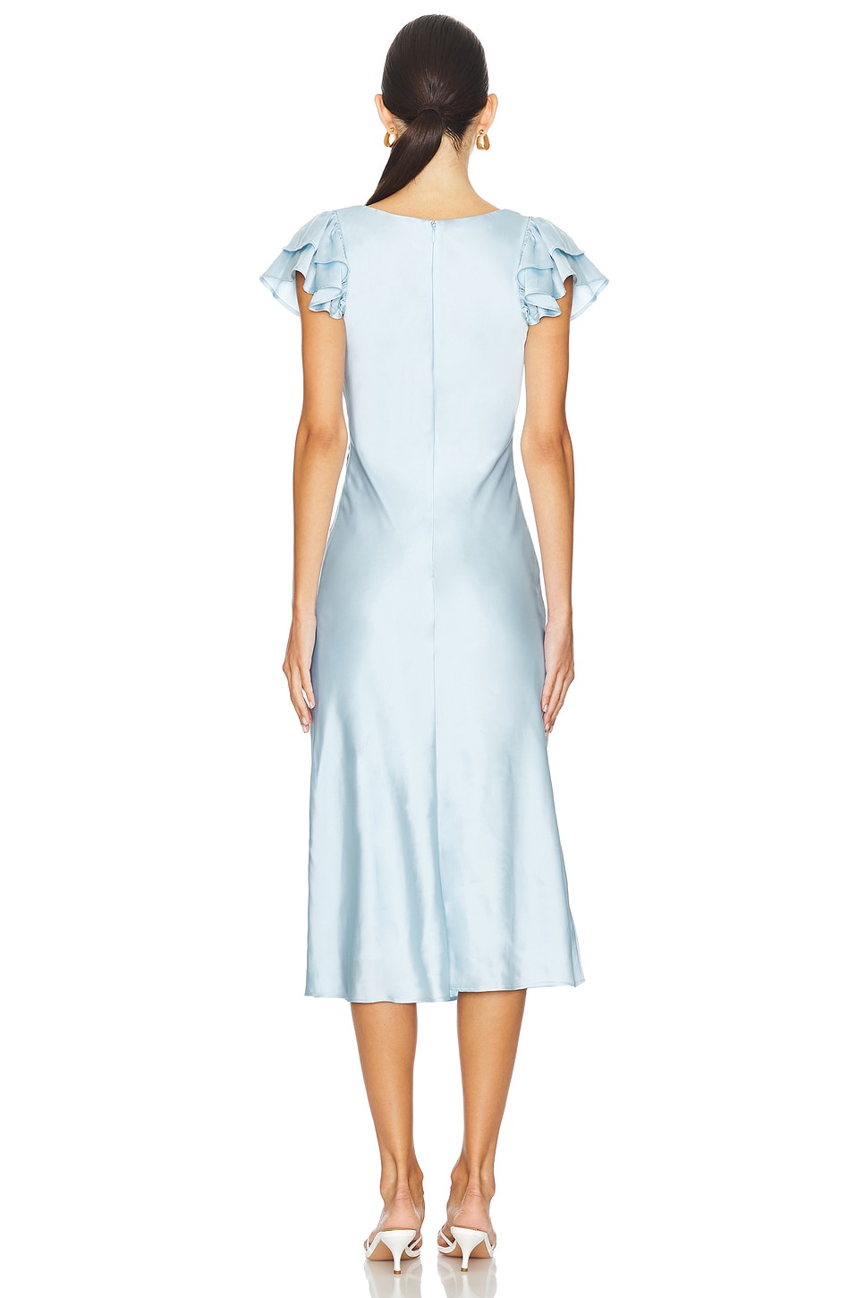 【海外限定】REISSドレス☆Tulia Ruched Midi Dress, Bright Blu Reiss Tulia Ruched Midi Dress, Bright Blue