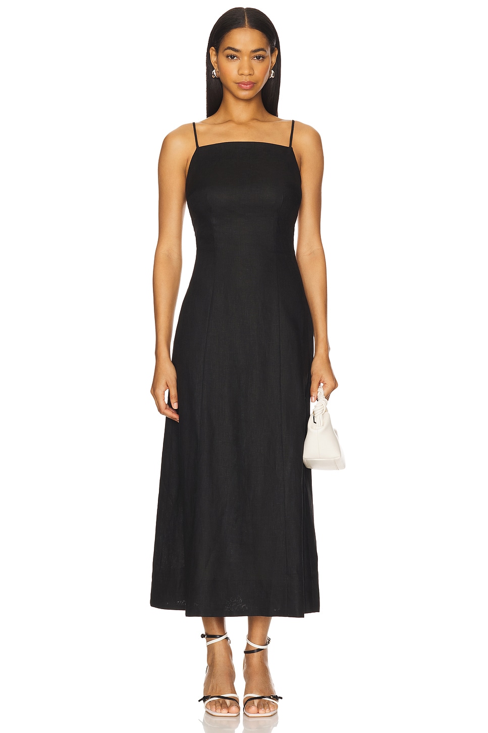 Tularosa Jaxi Midi Dress in Black | REVOLVE
