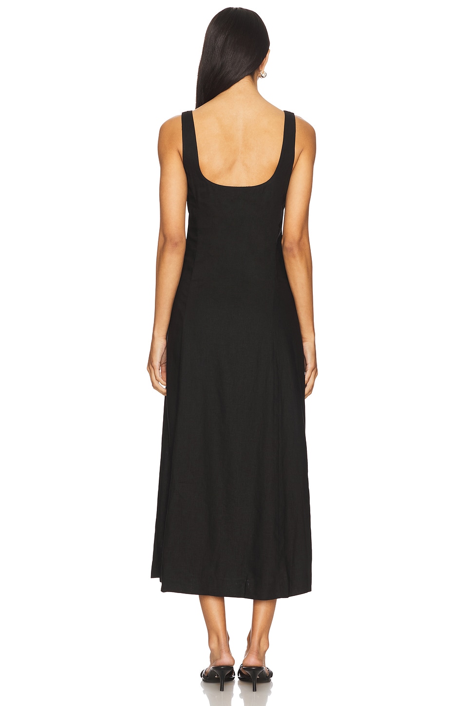 black and white polka dot off the shoulder dress Off-The-Shoulder Polka Dot Midi Dress