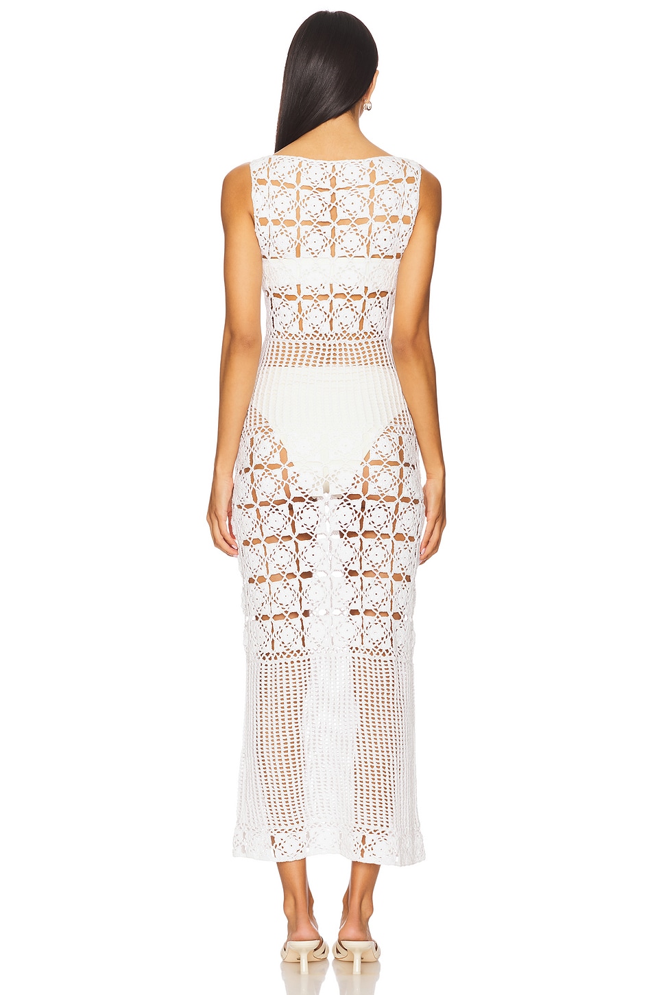 Tularosa Mikio Crochet Midi Dress