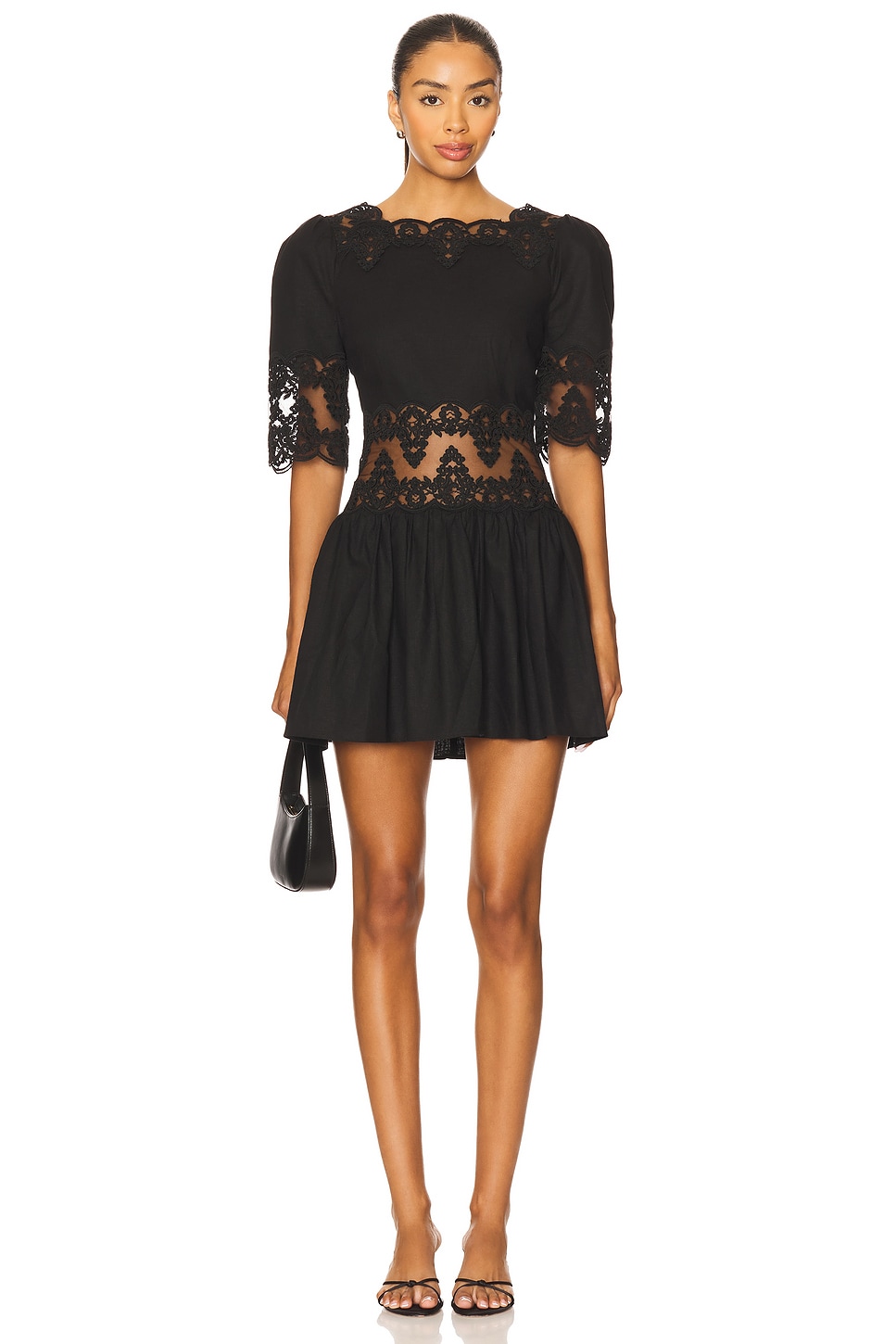 Tularosa Bonnie Mini Dress in Black | REVOLVE