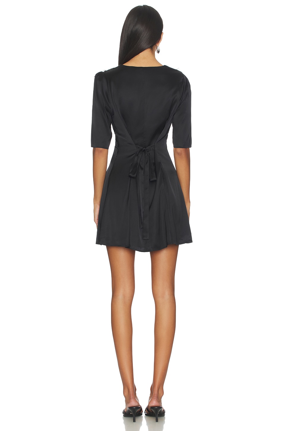 black dress with zip front Scout Athletic Midi Dress, Black Heather / Small