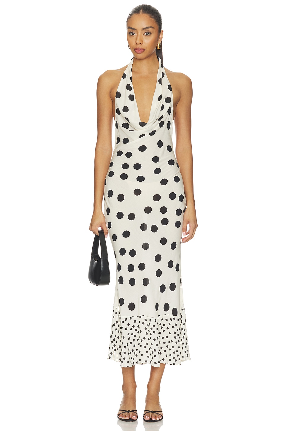 Elma Cowl Neck Dress