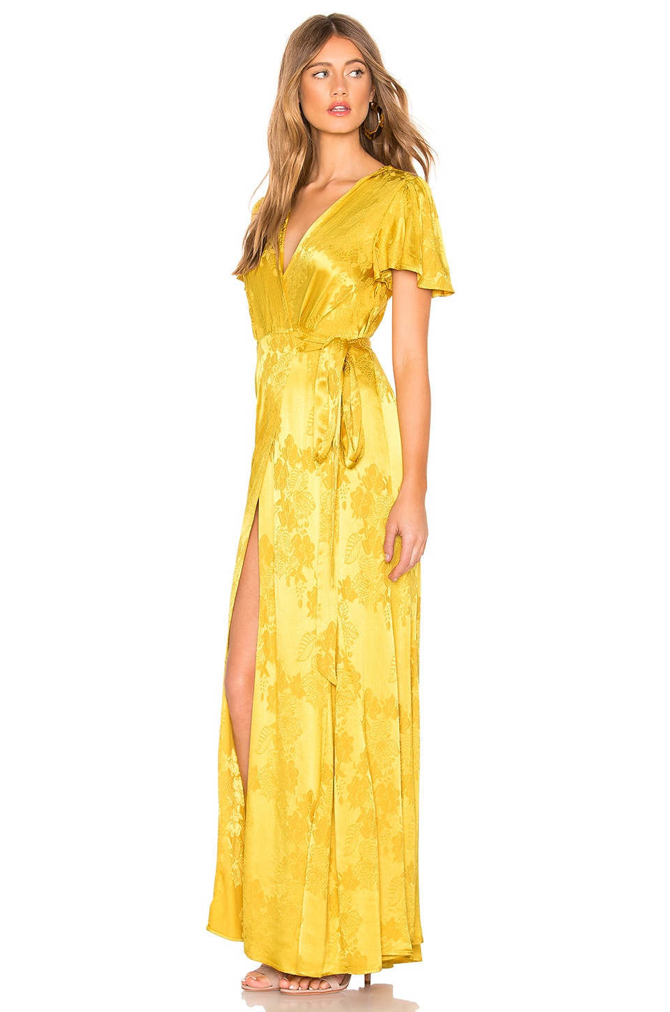 Tularosa Rhiannon Dress in Golden Yellow