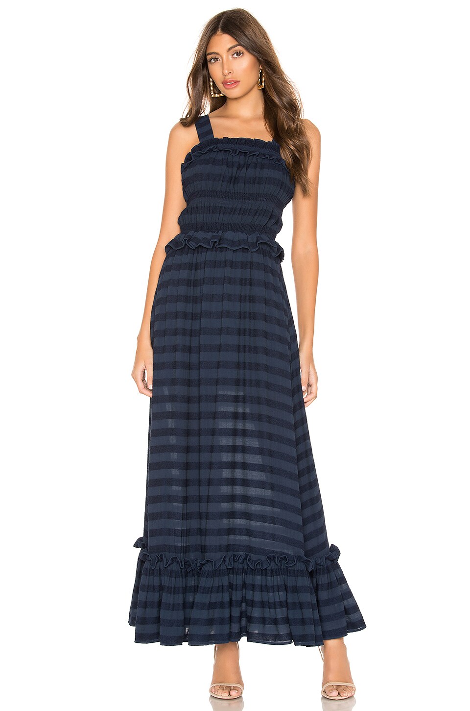 revolve navy dress