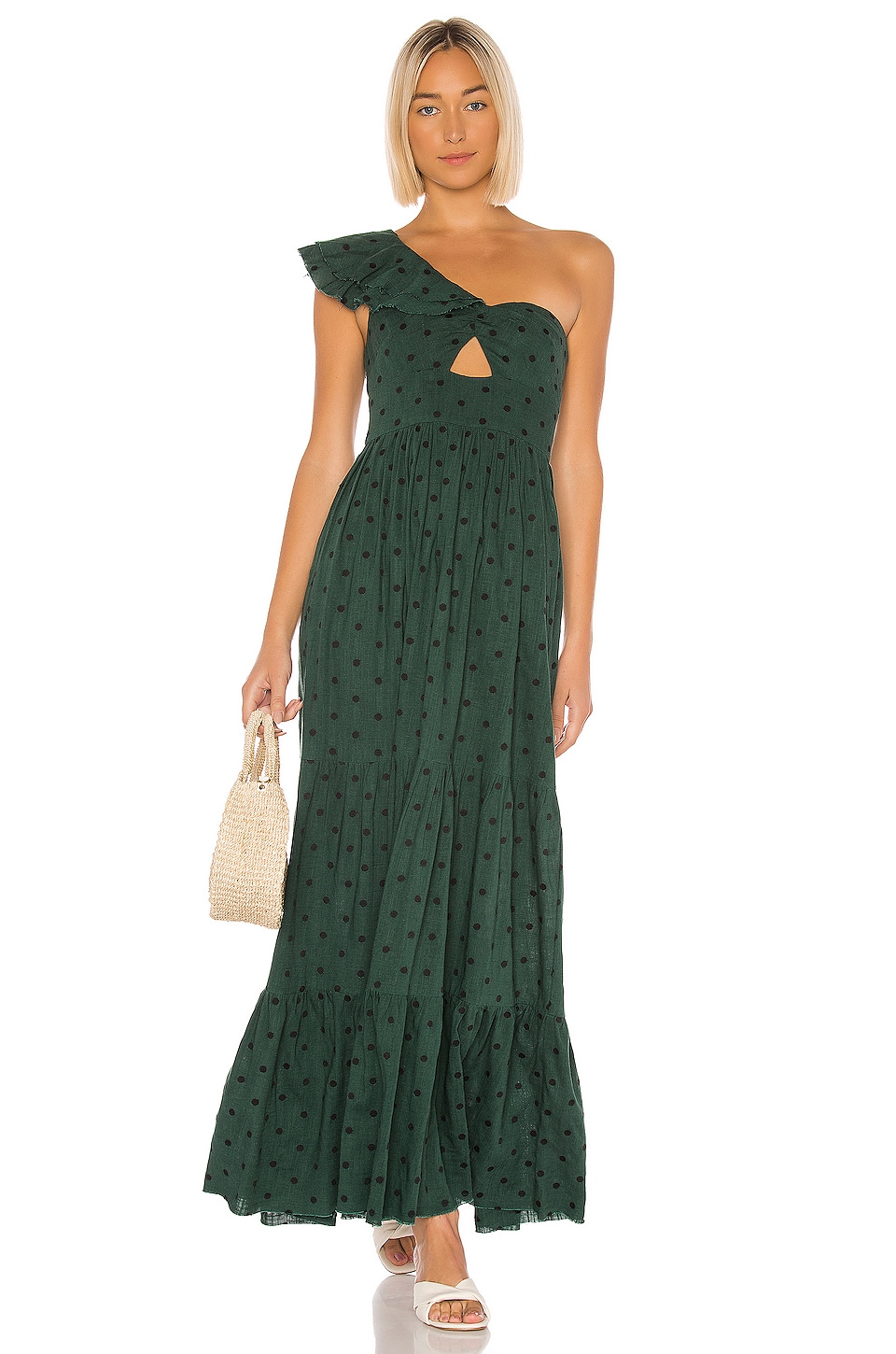 kelly green gown