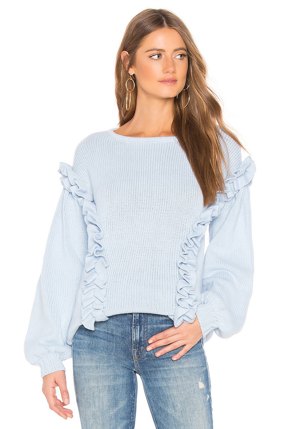 tularosa cat ruffle sweater