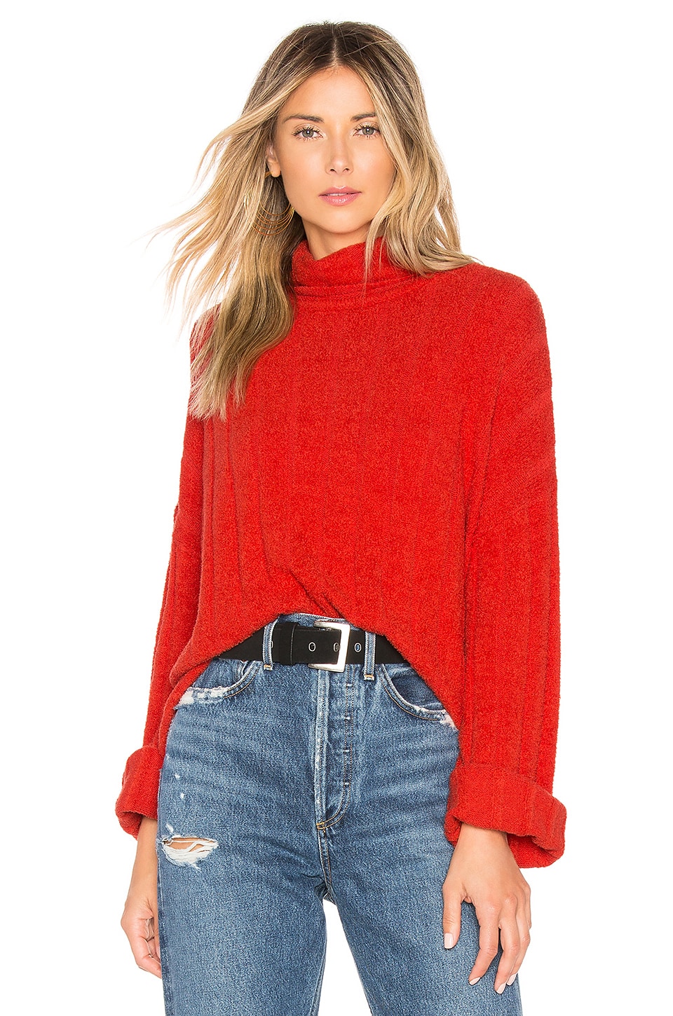 Tularosa Seta Turtleneck Sweater in Red | REVOLVE