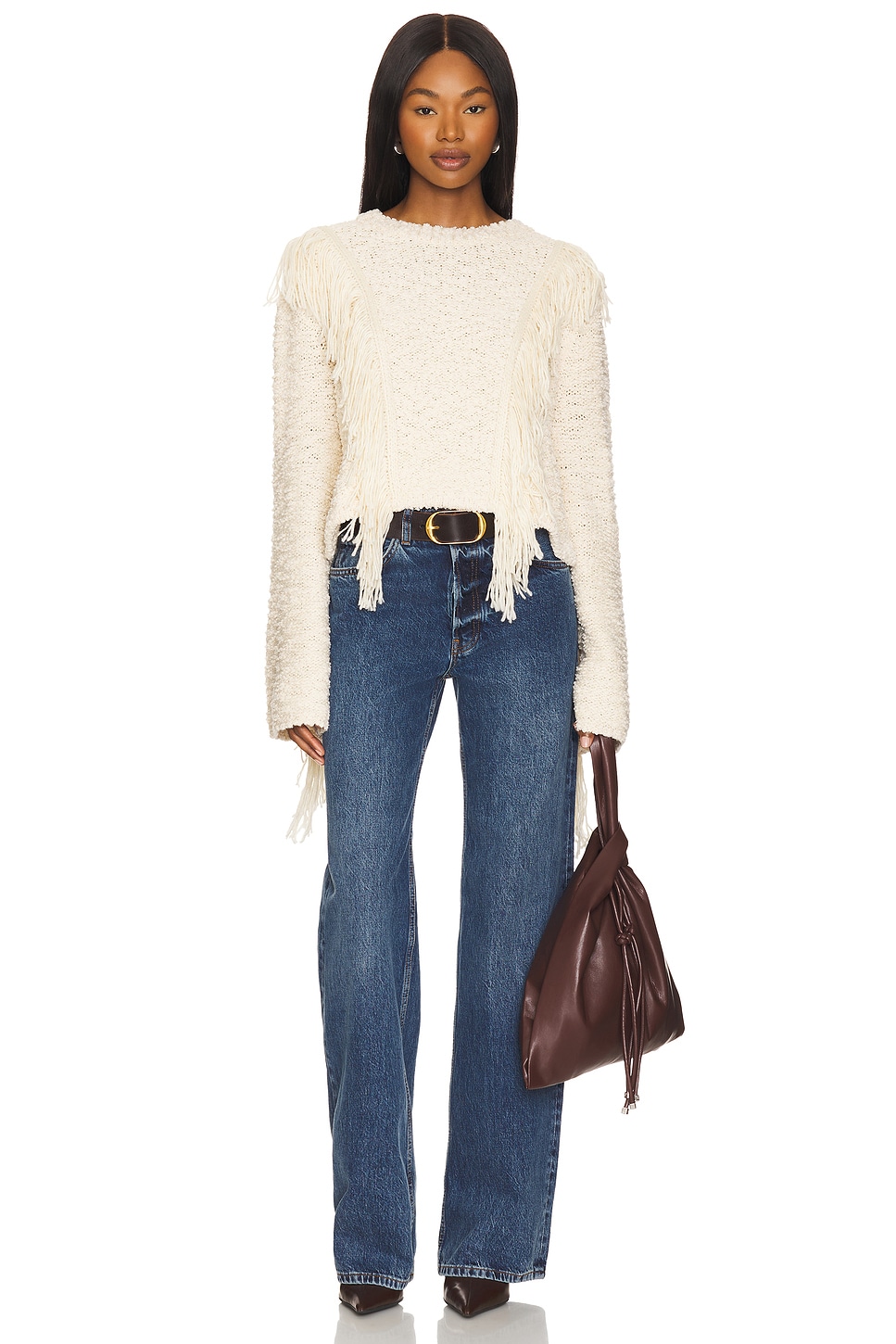 Tic Tac Toe Sweater by Staud | Rent the Runway