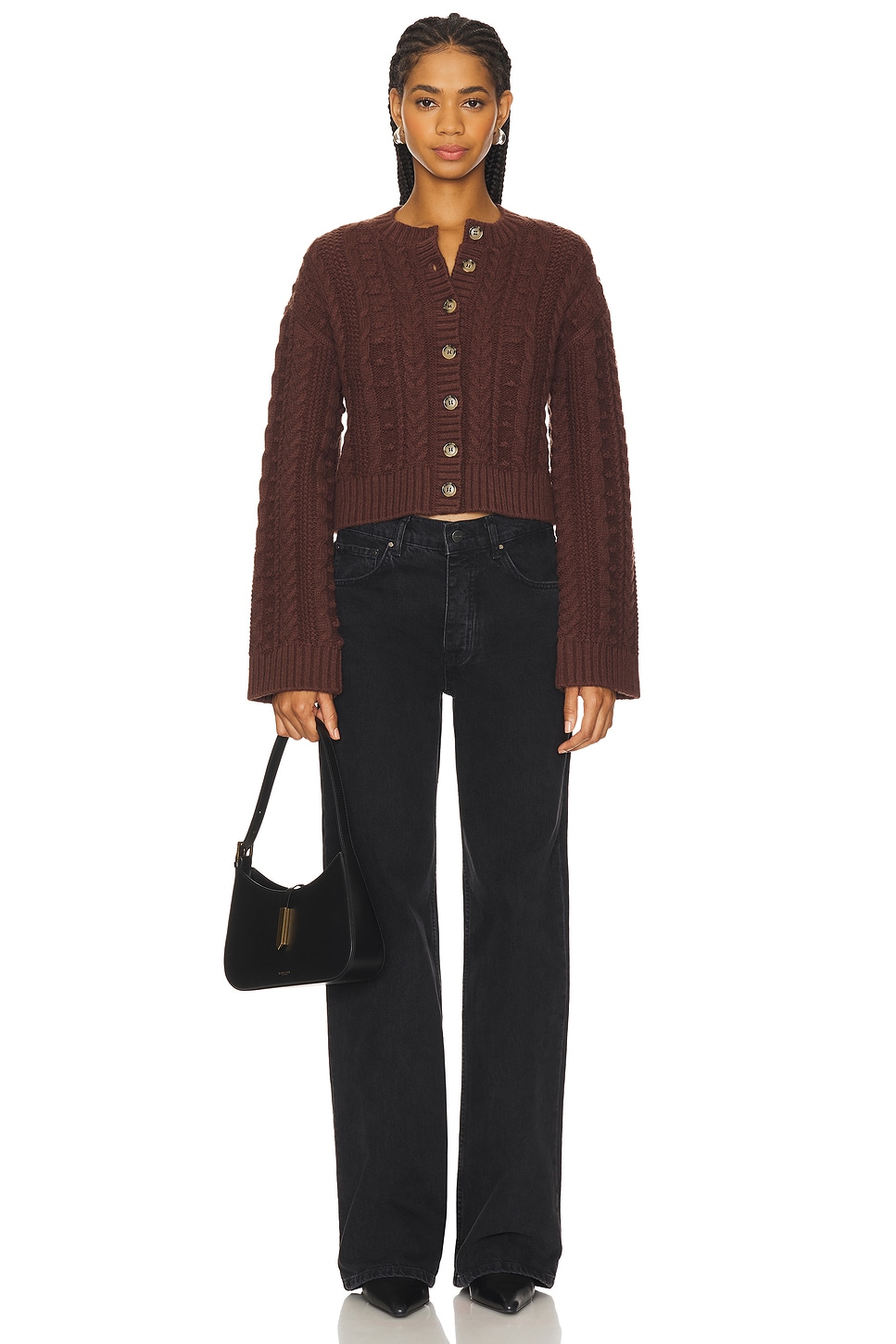 Tularosa Hunter Cardigan in Brown | REVOLVE