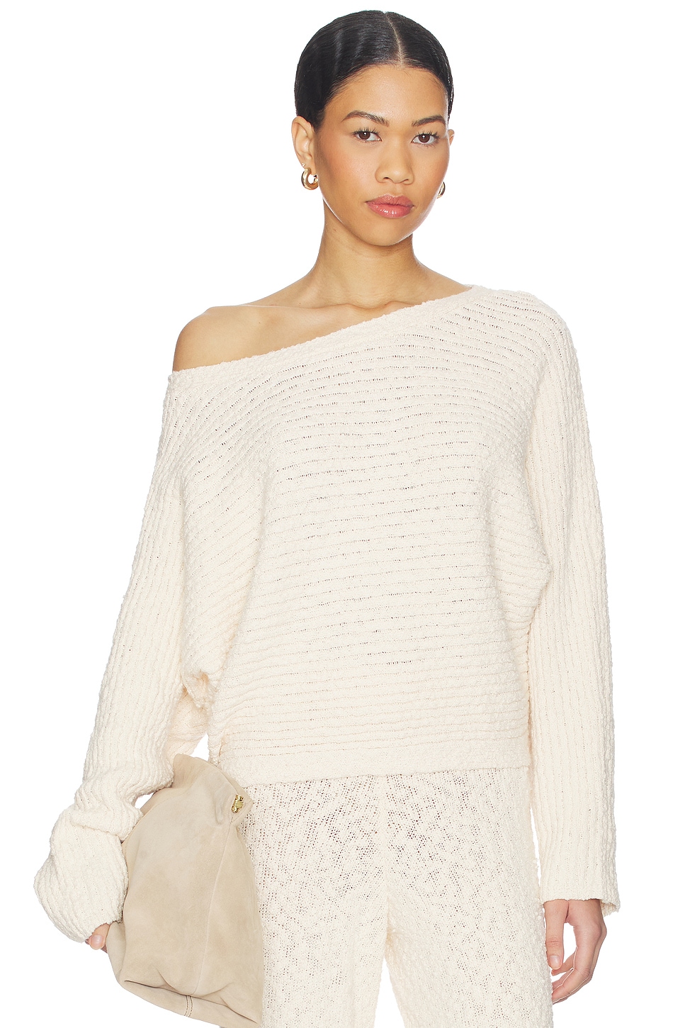 Elio Off The Shoulder Sweater - thumbnail 2