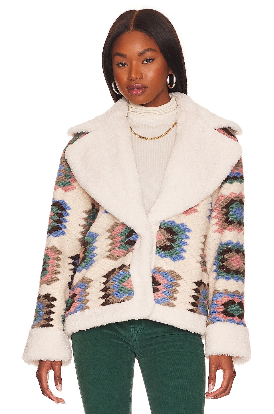 Tularosa Brooke Jacket in Ivory Multi