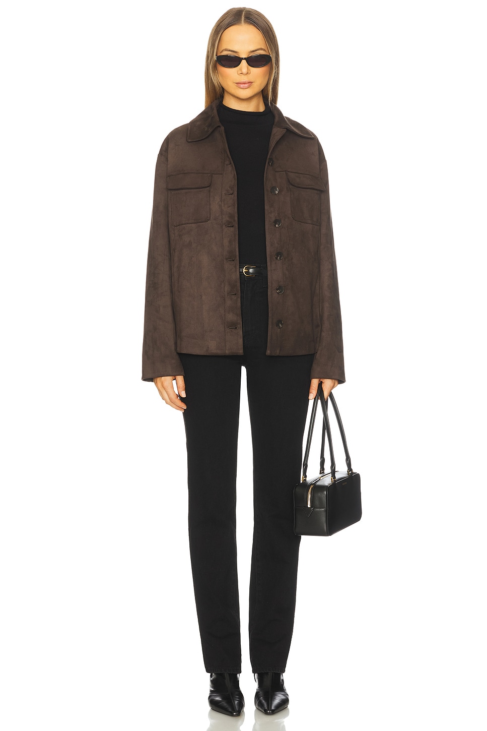 Irene Faux Suede Jacket