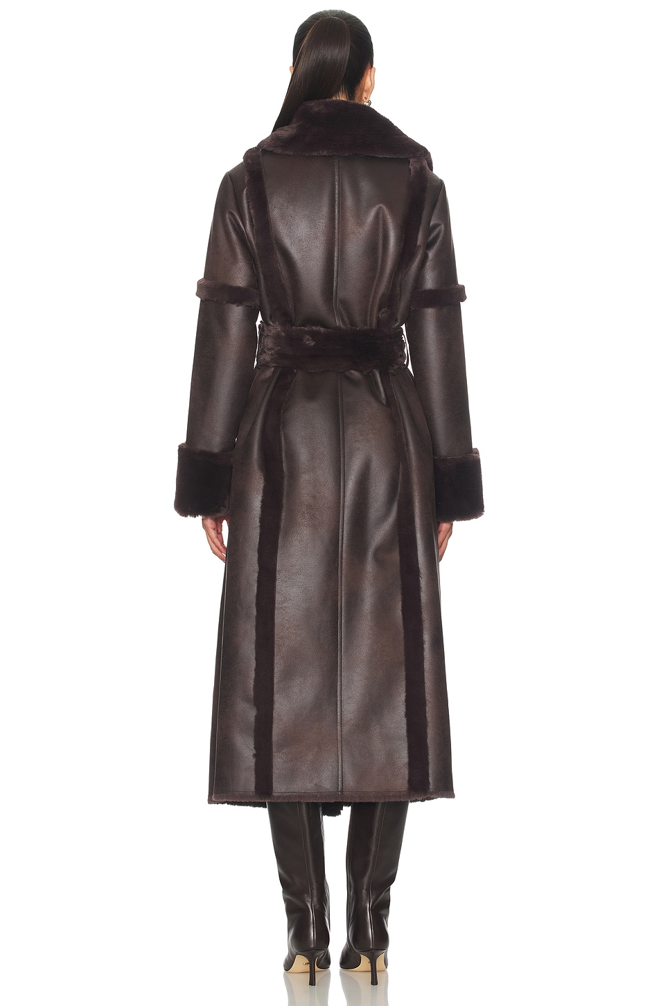 Tularosa x Emma Leger Jackie Coat in Espresso Brown | REVOLVE