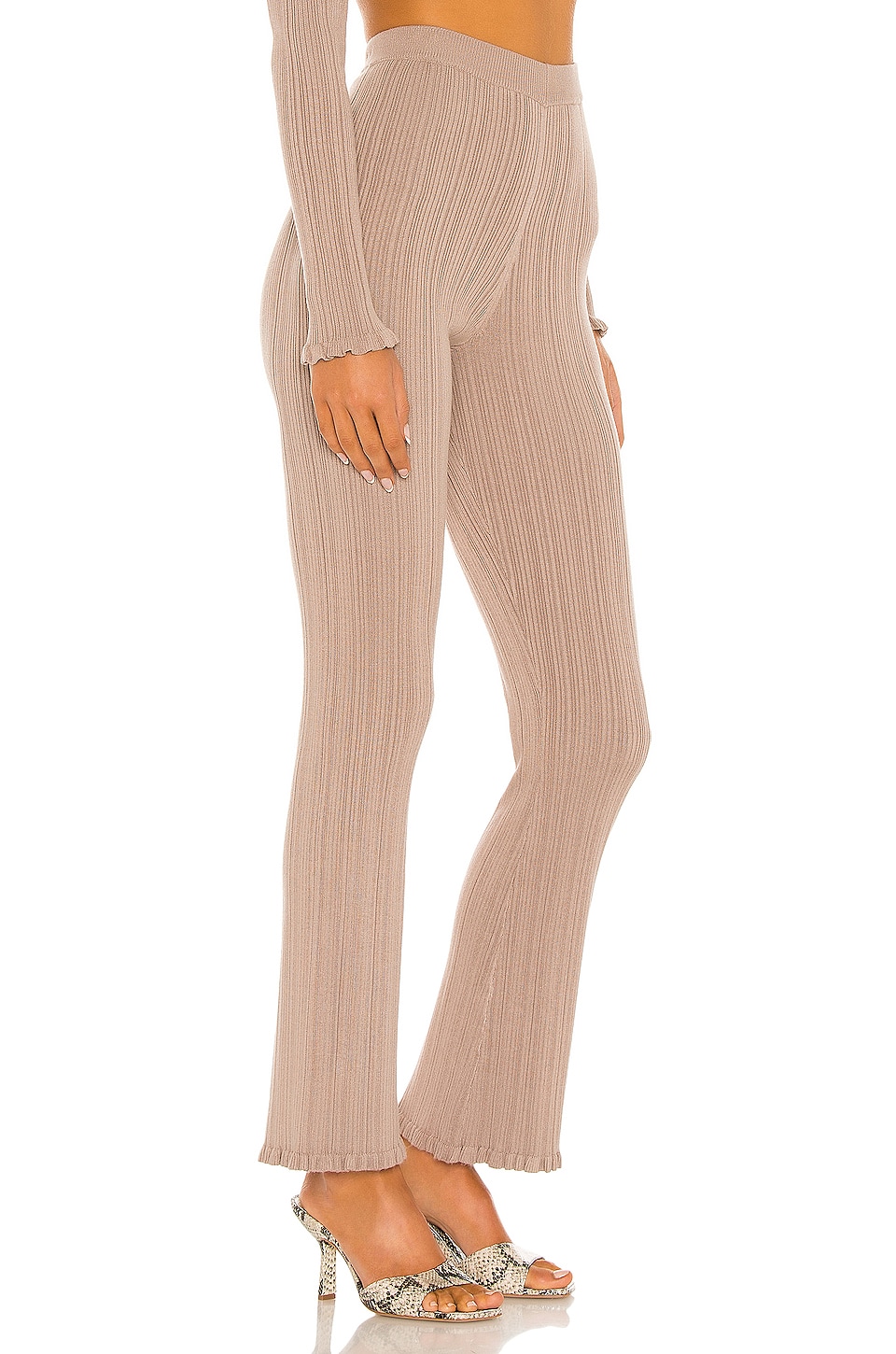 Tularosa Variegated Rib Pant in Taupe REVOLVE