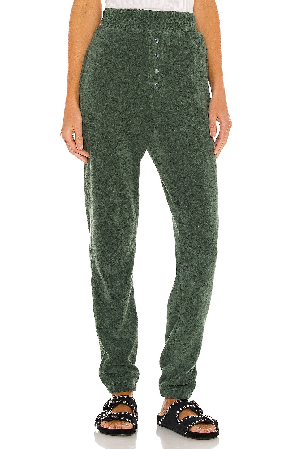 pine green sweatpants