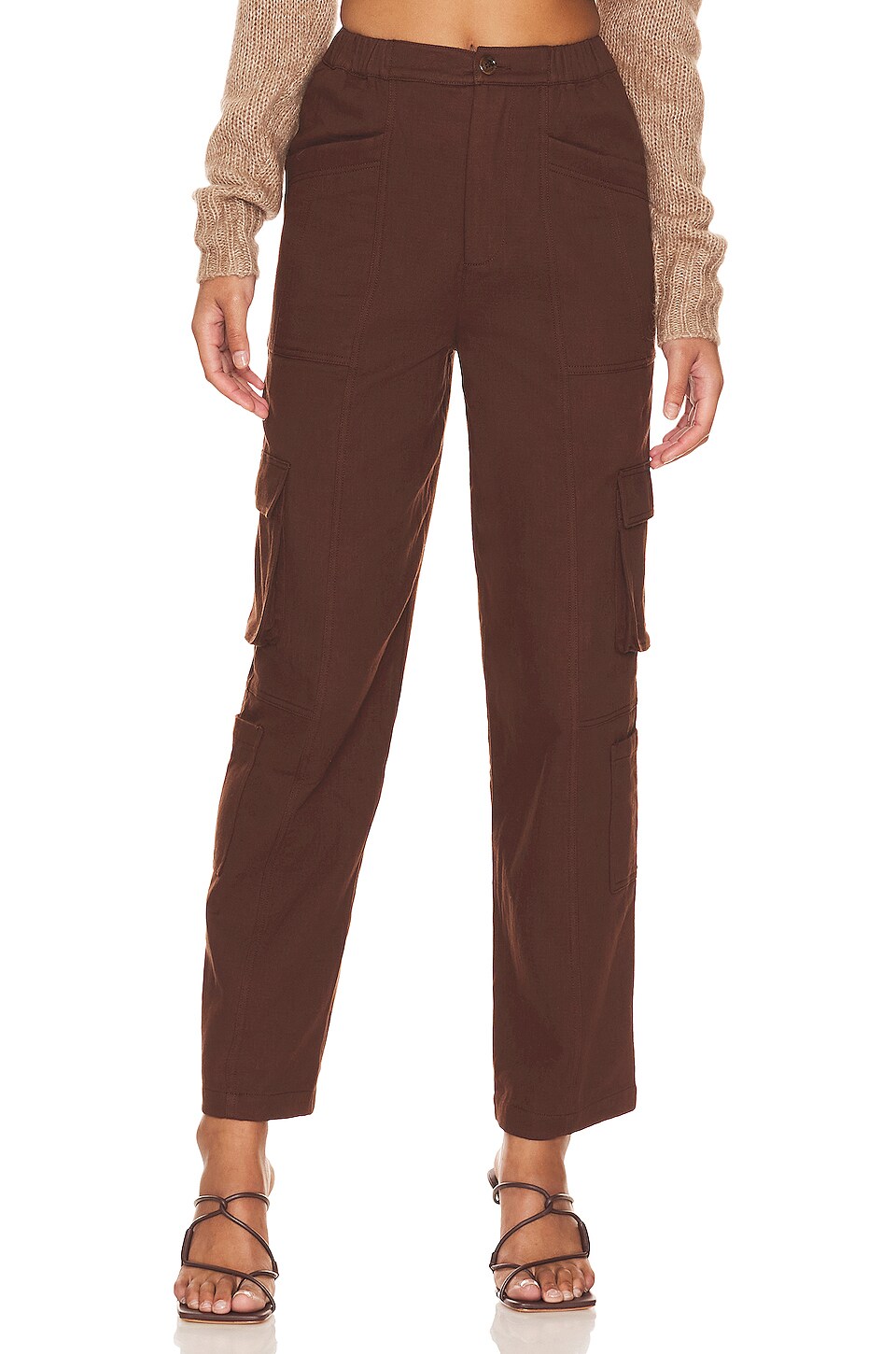 coffee brown cargo pants