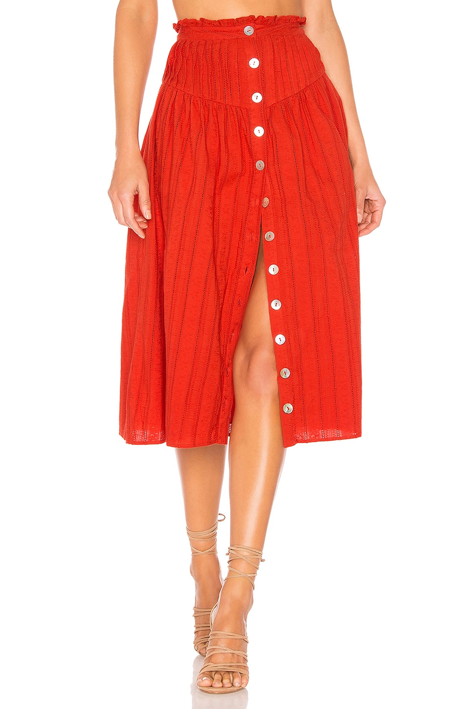 Revolve red skirt Clearance