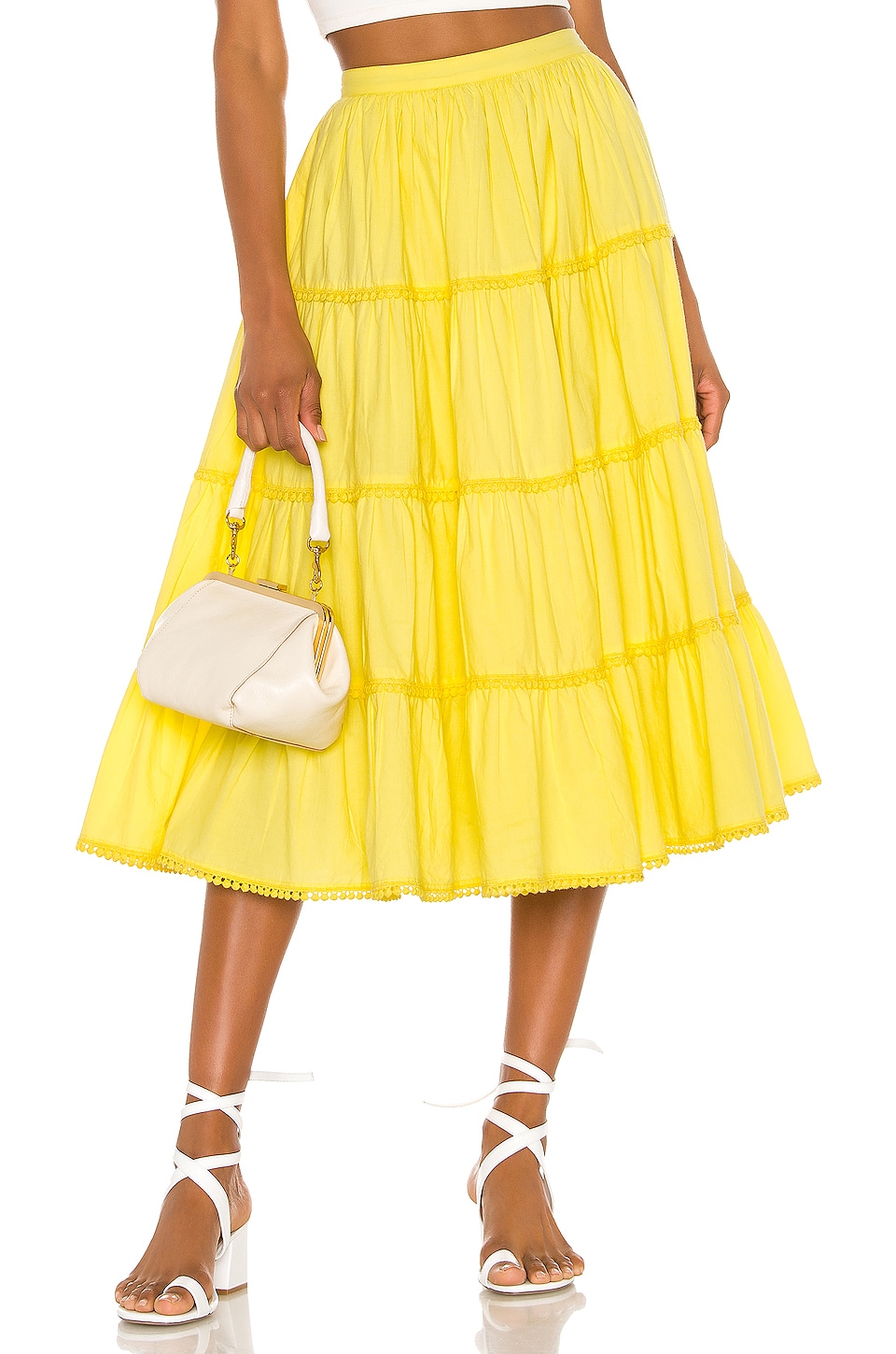 yellow skirt revolve