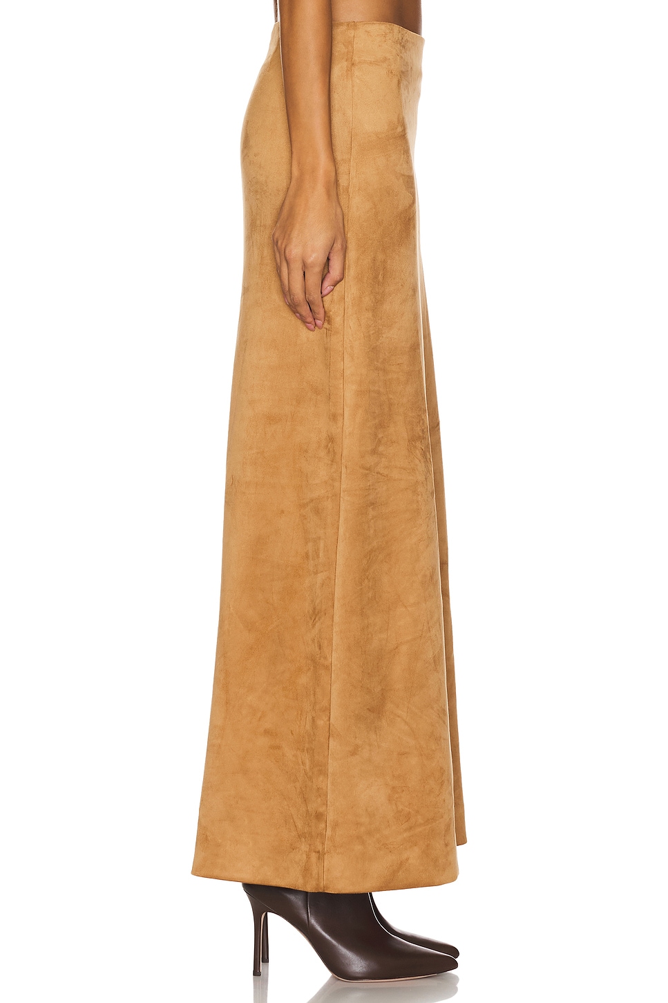 Tularosa Brandy Faux Suede Maxi Skirt