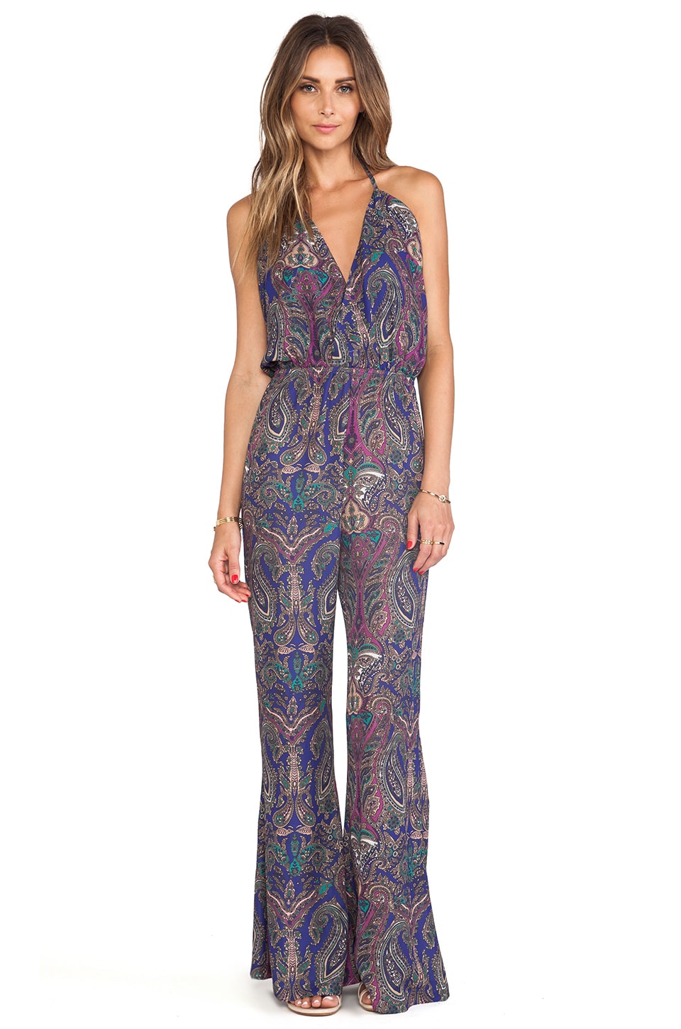 Tularosa Janelle Jumpsuit in Paisley Repeat | REVOLVE