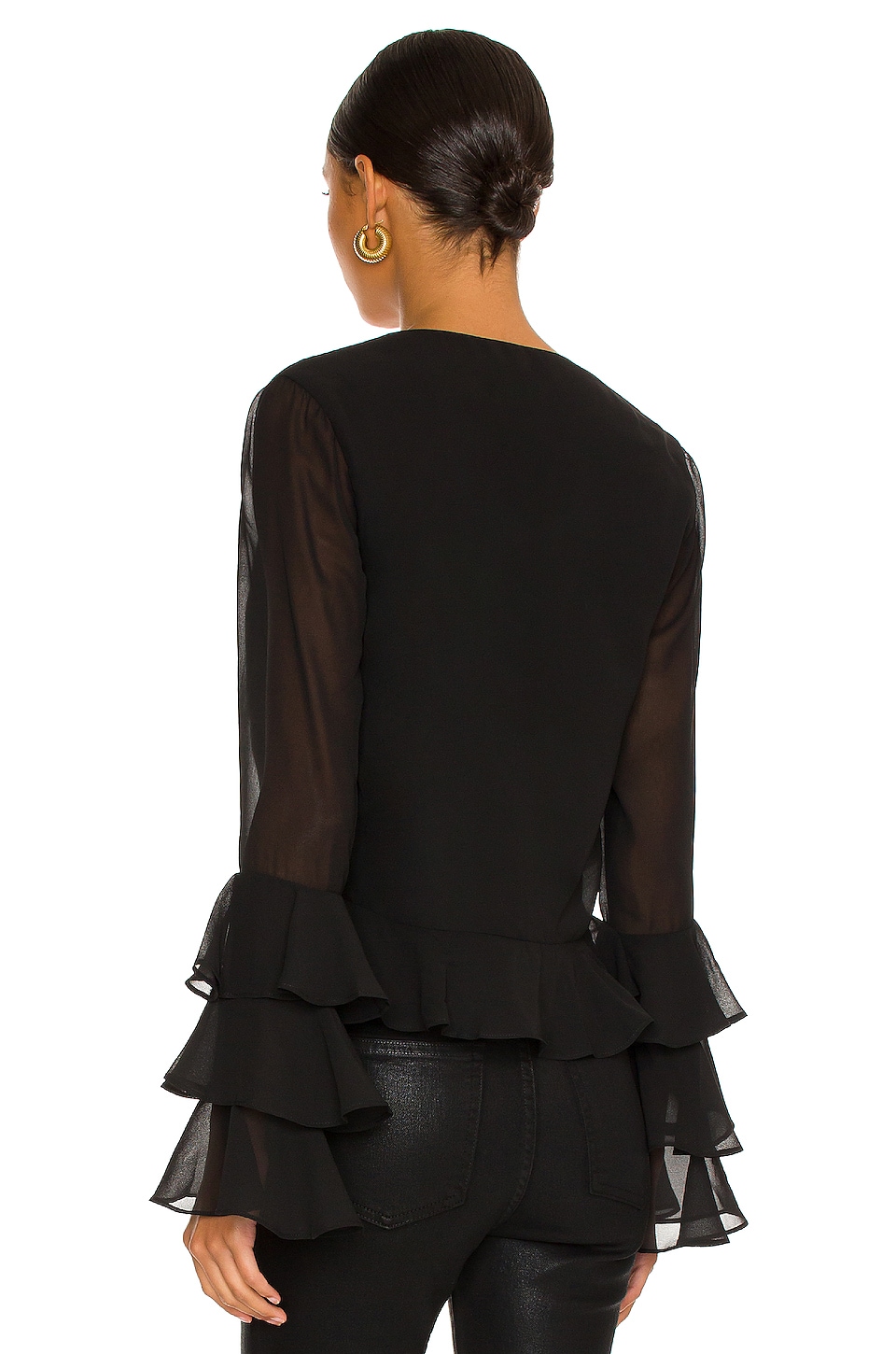 Tularosa Winnie Blouse in Black REVOLVE
