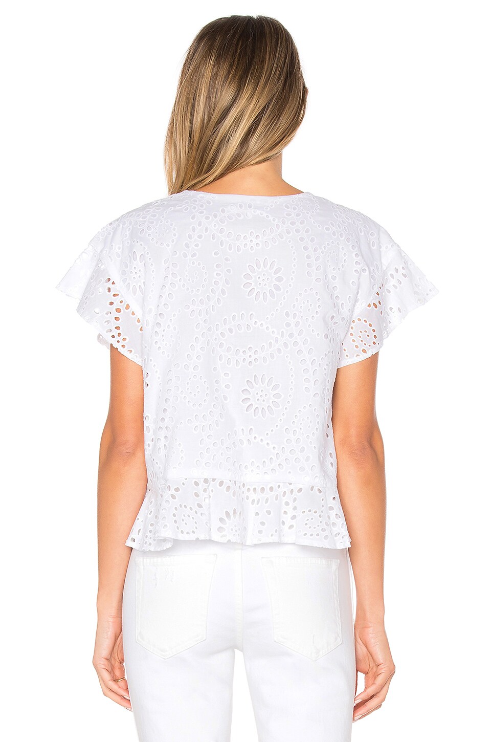Tularosa Winnie Blouse in White REVOLVE