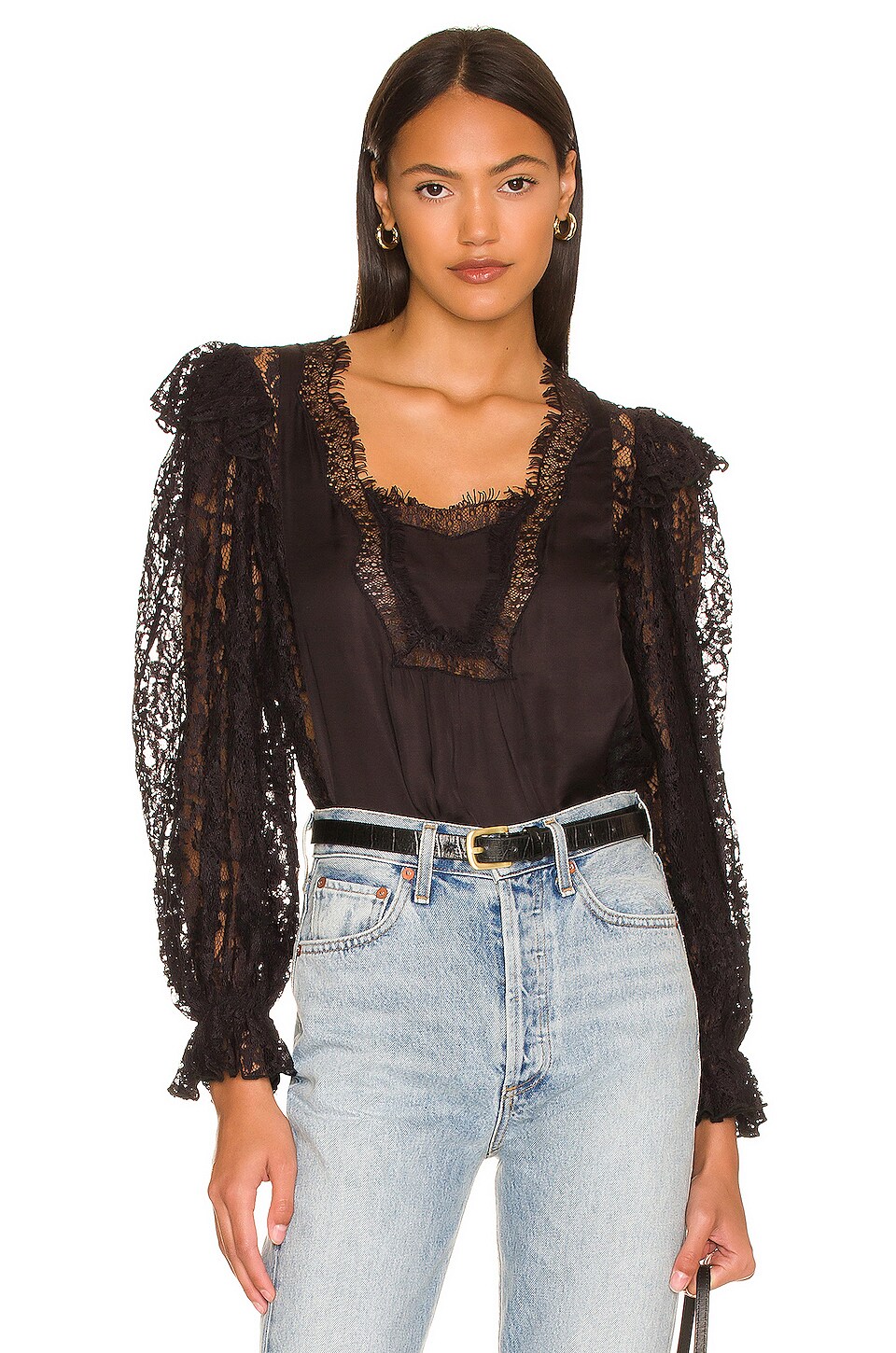 Tularosa Harper Blouse in Black