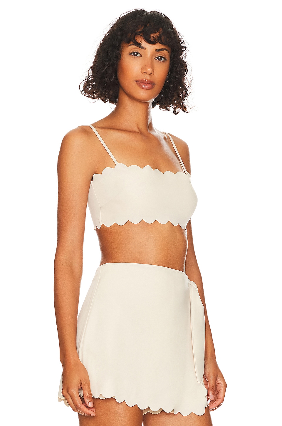 Tularosa Nora Crop Top in Frosted Almond